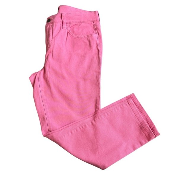 Lauren Ralph Lauren High Waisted Cropped Jeans Pink Size 10 - Picture 1 of 7